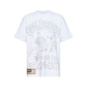 Pdf Men White Cotton Jersey Printed T-Shirt